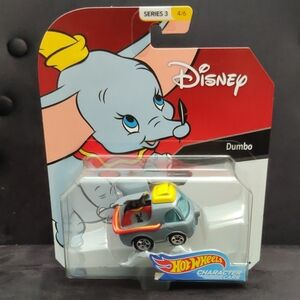 Disney Hot Wheels Character Car Dumbo The Flying Elephant